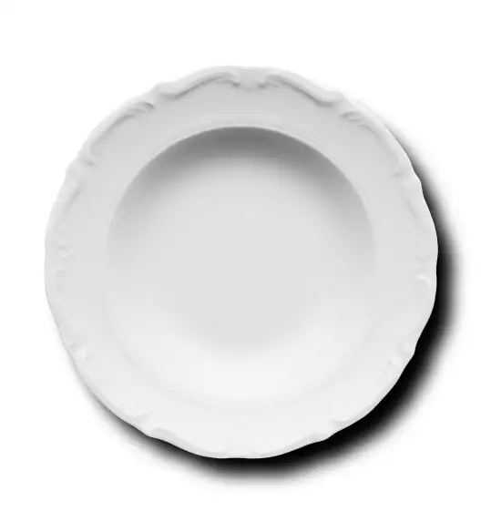 CHODZIEŻ MARIA TERESA C001 BIAŁA Talerz głęboki 22,5 cm / porcelana