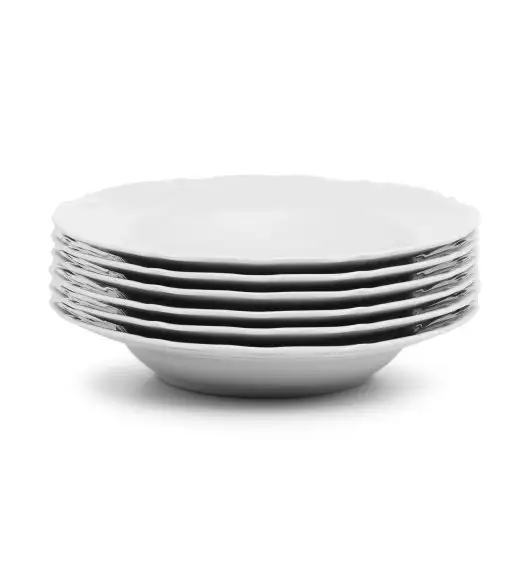 CHODZIEŻ MARIA TERESA C001 BIAŁA Talerz głęboki 22,5 cm / porcelana