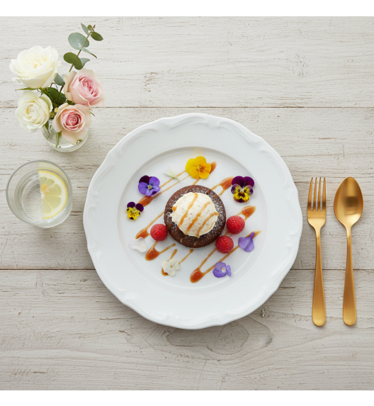 CHODZIEŻ MARIA TERESA C001 BIAŁA Talerz płytki 19 cm / porcelana