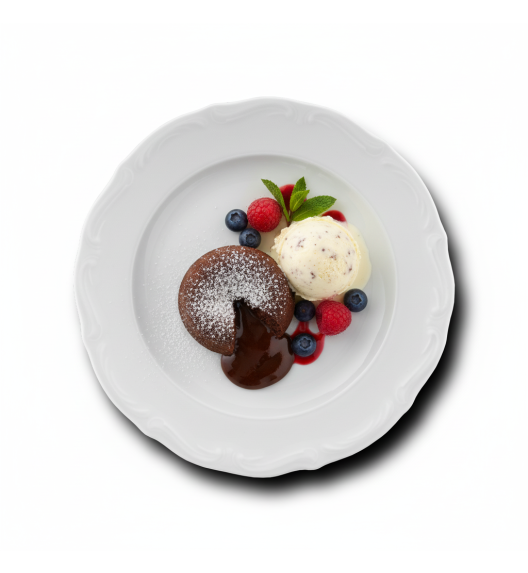 CHODZIEŻ MARIA TERESA C001 BIAŁA Talerz płytki 19 cm / porcelana