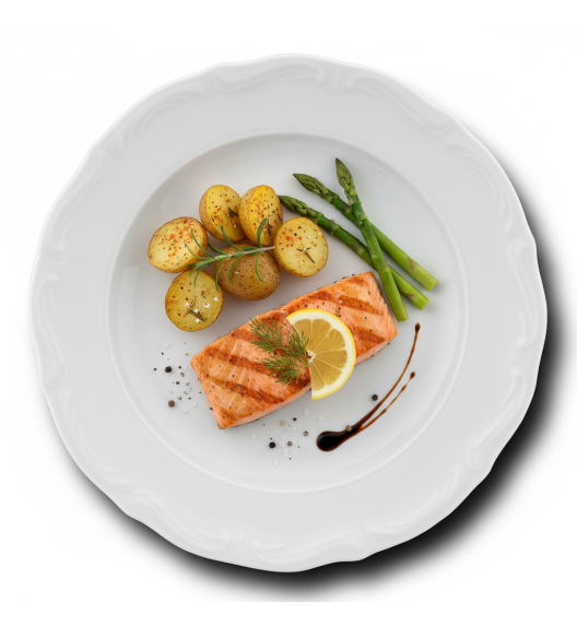 CHODZIEŻ MARIA TERESA C001 BIAŁA Talerz płytki 25 cm / porcelana