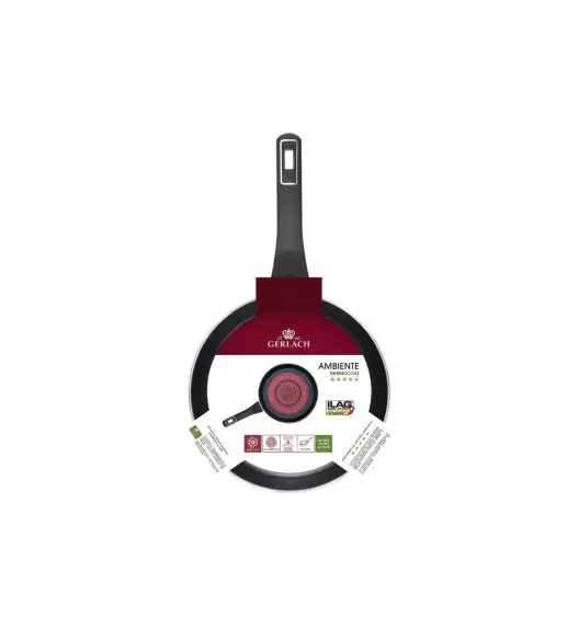 GERLACH AMBIENTE ThermoCoat PATELNIA 24 cm powłoka non-stick