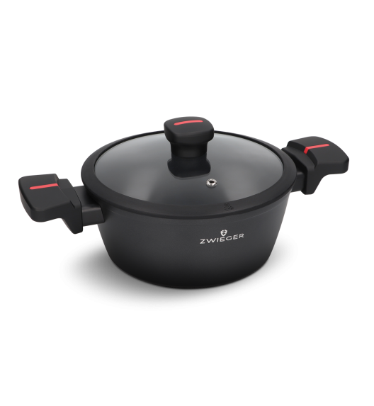 ZWIEGER RED LINE Garnek 2,2 L z pokrywką 20 cm / powłoka TitanEX