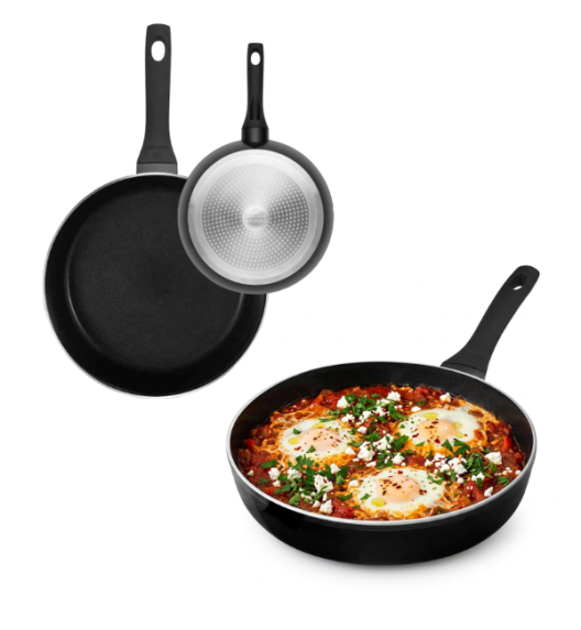 GERLACH AMBIENTE Komplet Garnki z pokrywkami 10 el + Patelnie Harmony Classic 20, 28 cm z pokrywkami / stal nierdzewna / indukcja