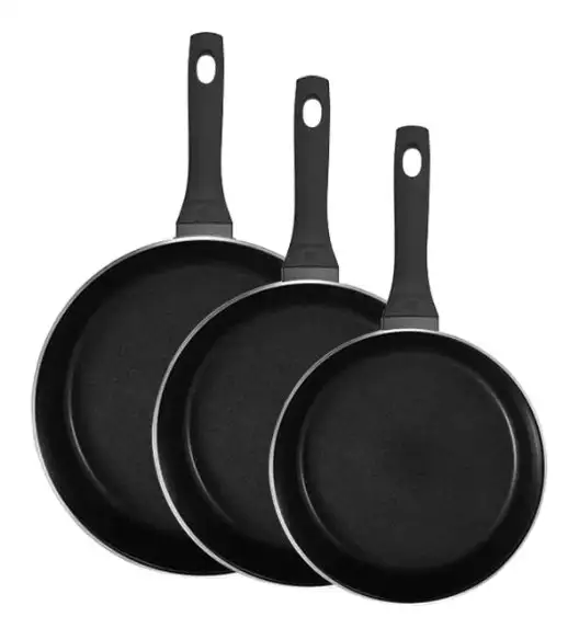 GERLACH AMBIENTE Komplet Garnki z pokrywkami 10 el + Patelnie Harmony Classic 20, 24, 28 cm / stal nierdzewna / indukcja