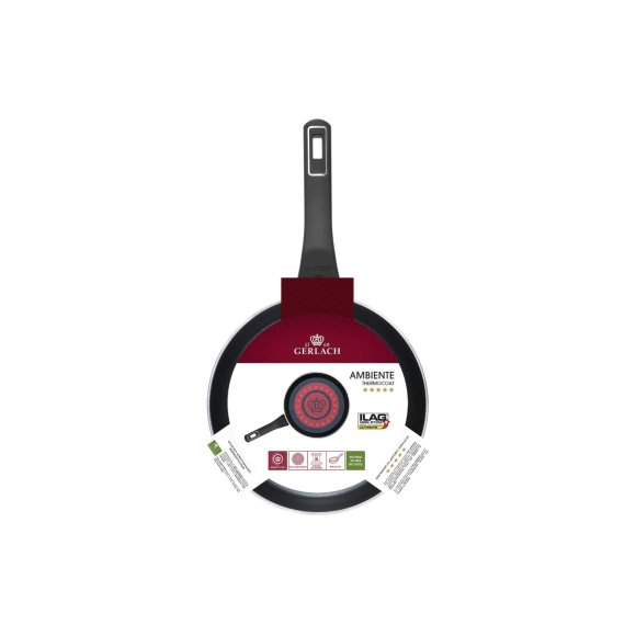 GERLACH AMBIENTE ThermoCoat PATELNIA 24 cm + pokrywka uniwersalna
