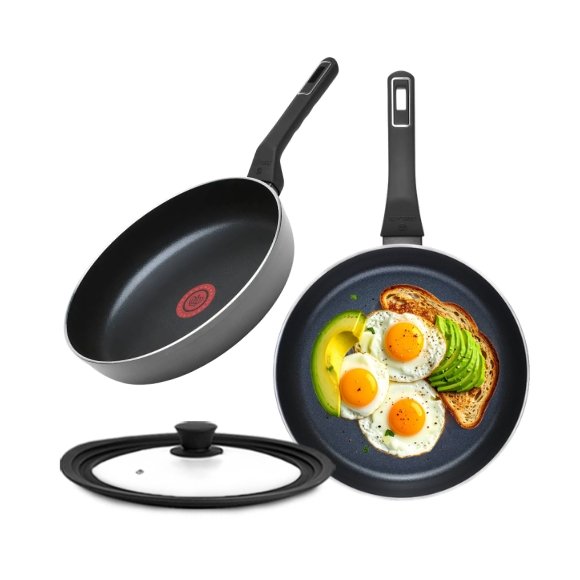 GERLACH AMBIENTE ThermoCoat PATELNIA 28 cm + pokrywka silikon 3w1