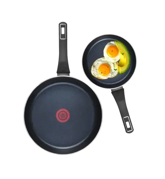 GERLACH AMBIENTE ThermoCoat KOMPLET PATELNIA 20, 28 cm + pokrywki uniwersalne