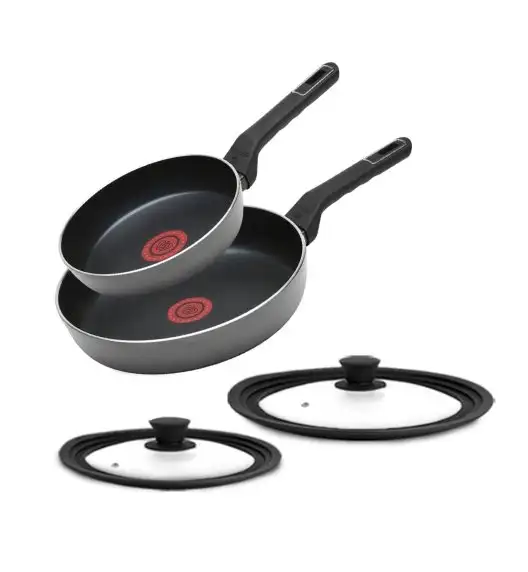 GERLACH AMBIENTE ThermoCoat KOMPLET PATELNIA 20, 28 cm + pokrywki 3w1