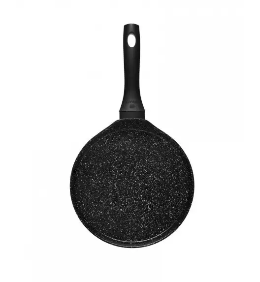 GERLACH AMBIENTE Komplet Garnki z pokrywkami 10 el + Patelnie Granitex 20, 24, 28 cm + patelnia naleśnikowa 25 cm + Brytfanna 32 cm / stal nierdzewna / indukcja