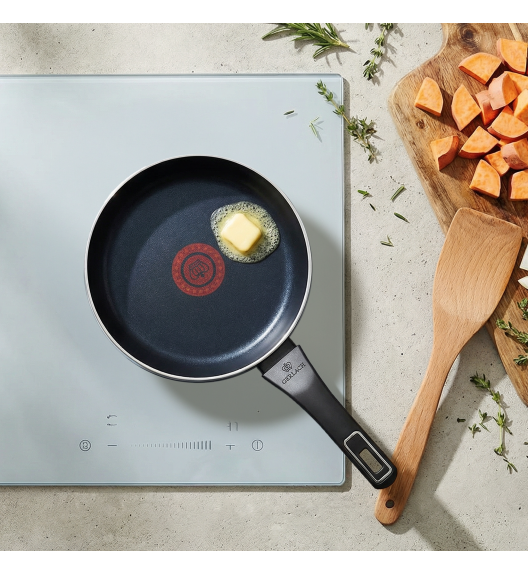 GERLACH AMBIENTE Komplet Garnki z pokrywkami 10 el + Patelnie Ambiente ThermoCoat 20, 28 cm / stal nierdzewna / indukcja