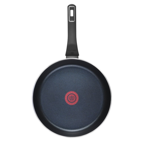 GERLACH AMBIENTE Komplet Garnki z pokrywkami 10 el + Patelnie Ambiente ThermoCoat 20, 24, 28 cm + patelnia naleśnikowa 26 cm + Brytfanna / stal nierdzewna / indukcja