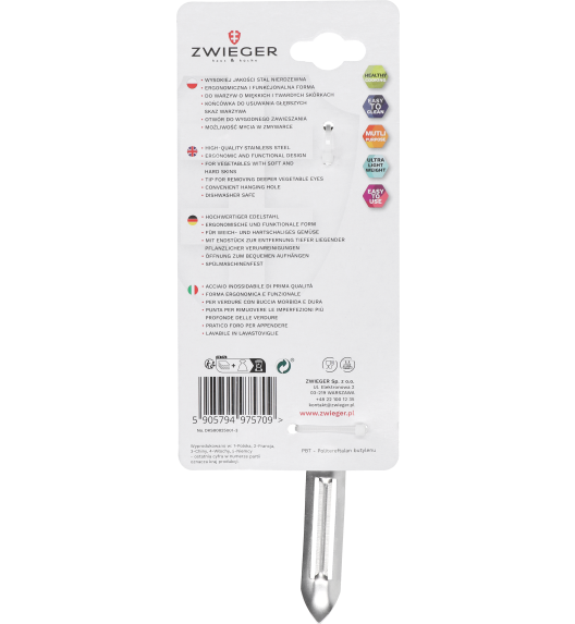 ZWIEGER RED LINE Obieraczka pionowa / tworzywo sztuczne