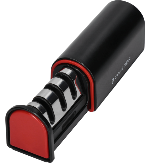 ZWIEGER RED LINE Ostrzałka do noży / 3-slotowa / wysuwana