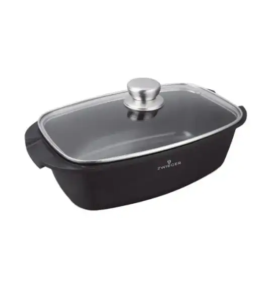 ZWIEGER RED LINE Komplet garnków z pokrywkami 18, 20, 24 cm + Brytfanna 33 cm / powłoka TitanEX