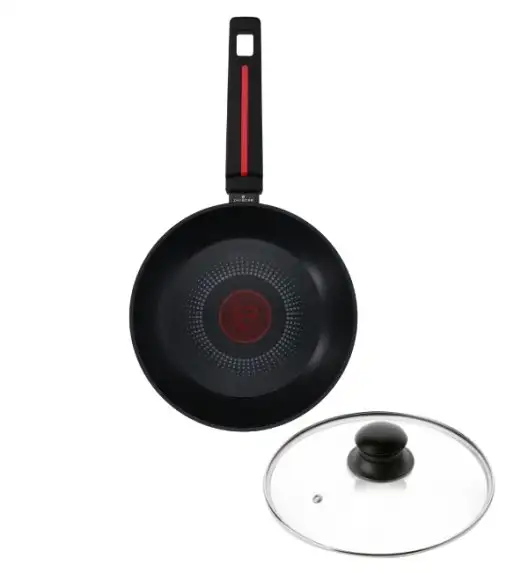 ZWIEGER RED LINE Patelnia 20 cm + Pokrywka szklana TADAR / powłoka TitanEX