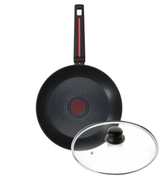 ZWIEGER RED LINE Patelnia 28 cm + Pokrywka szklana TADAR / powłoka TitanEX