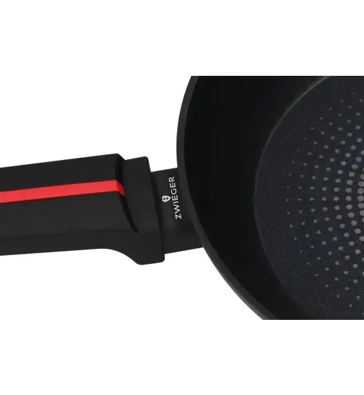 ZWIEGER RED LINE Patelnia 20 cm + Pokrywka silikonowa TADAR / powłoka TitanEX