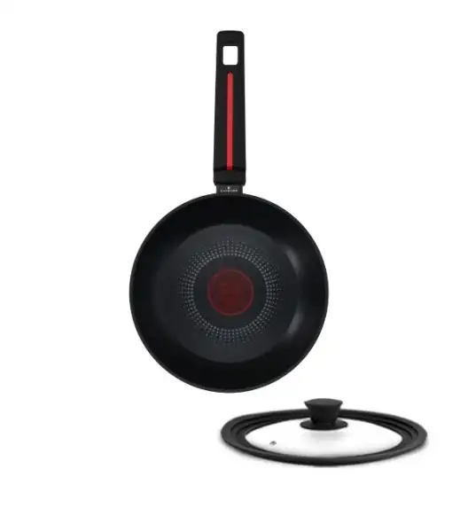 ZWIEGER RED LINE Patelnia 20 cm + Pokrywka silikonowa TADAR / powłoka TitanEX