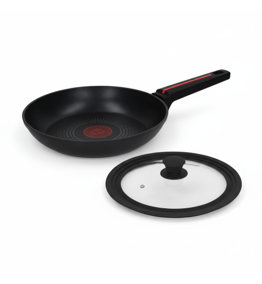 ZWIEGER RED LINE Patelnia 24 cm + Pokrywka silikonowa TADAR / powłoka TitanEX