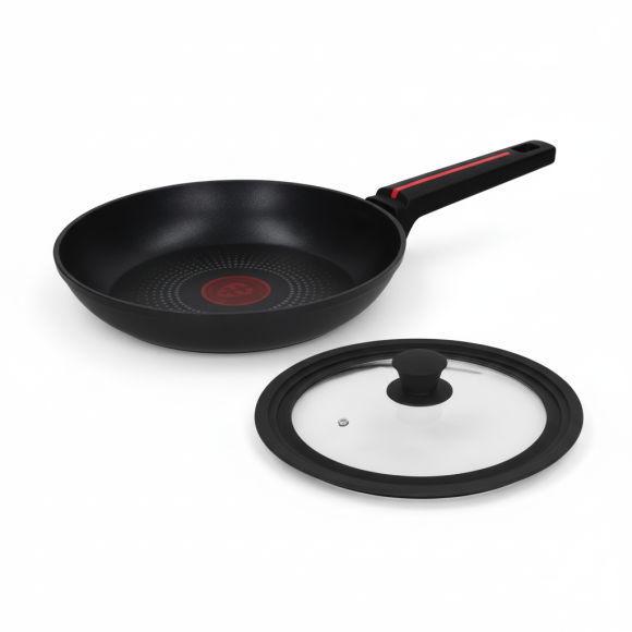 ZWIEGER RED LINE Patelnia 24 cm + Pokrywka silikonowa TADAR / powłoka TitanEX