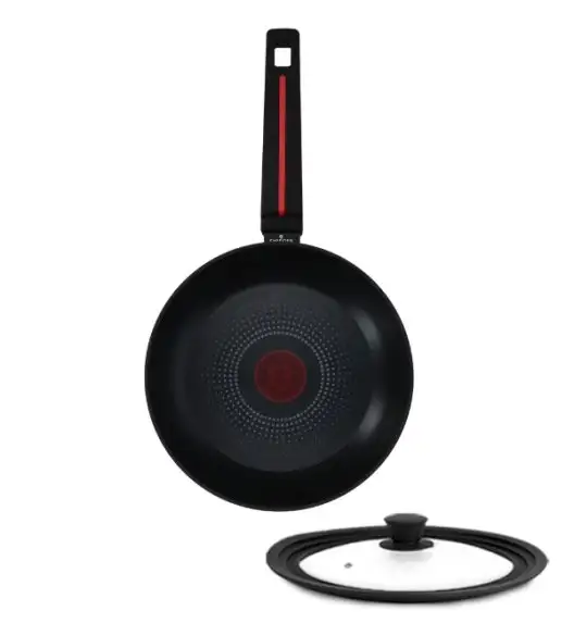 ZWIEGER RED LINE Patelnia 24 cm + Pokrywka silikonowa TADAR / powłoka TitanEX