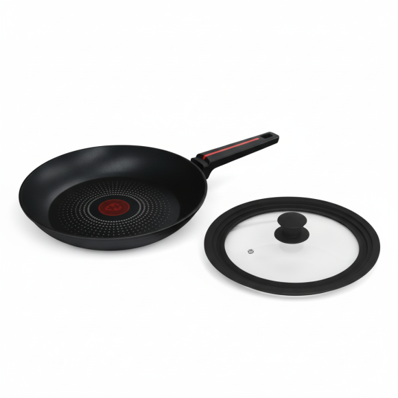ZWIEGER RED LINE Patelnia 28 cm + Pokrywka silikonowa TADAR / powłoka TitanEX