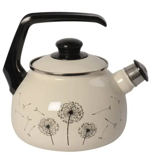 METALAC Czajnik z gwizdkiem 2.5 l emaliowany / dmuchawce