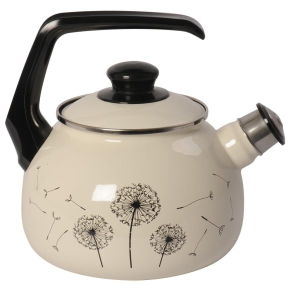 METALAC Czajnik z gwizdkiem 2.5 l emaliowany / dmuchawce
