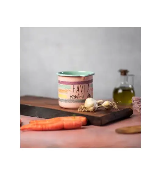 METALAC HaBD Kubek 800 ml z dziubkiem 10 cm / emalia