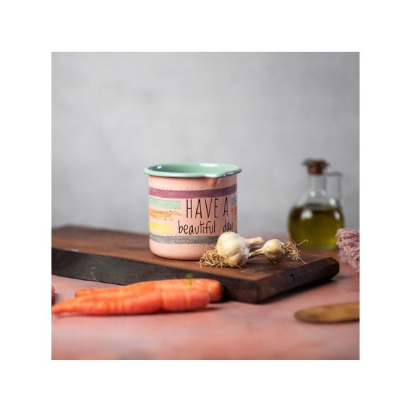 METALAC HaBD Kubek 800 ml z dziubkiem 10 cm / emalia