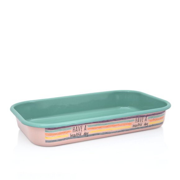 METALAC HaBD Forma blacha do pieczenia 38x22 cm / emalia
