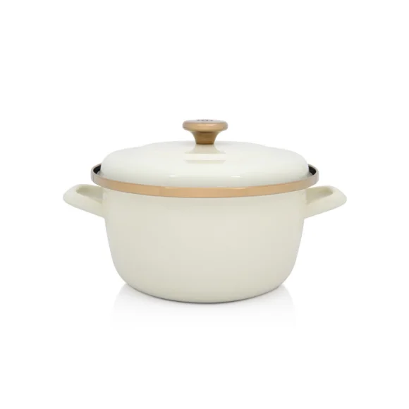 METALAC MAXIMUS PLUS Garnek 5,4 l z pokrywką 24 cm / emalia