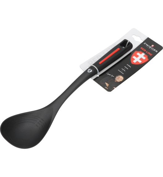 ZWIEGER RED LINE Komplet przyborów 4 el / Chochla + Łopatka + Łyżka + Podbierak / tworzywo sztuczne