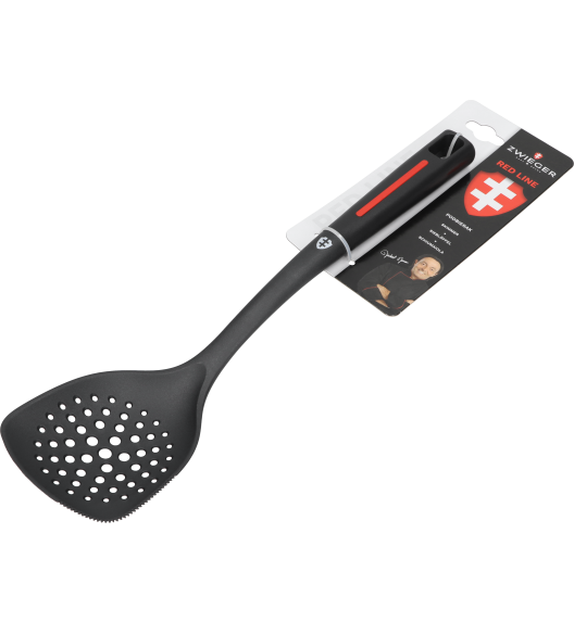 ZWIEGER RED LINE Komplet przyborów 5 el / Chochla + Łopatka + Łyżka + Podbierak + Obieraczka pionowa / tworzywo sztuczne