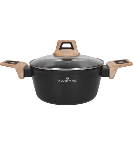 ZWIEGER LAVENA Garnek 3 L z pokrywką 20 cm / indukcja / powłoka PFLUON