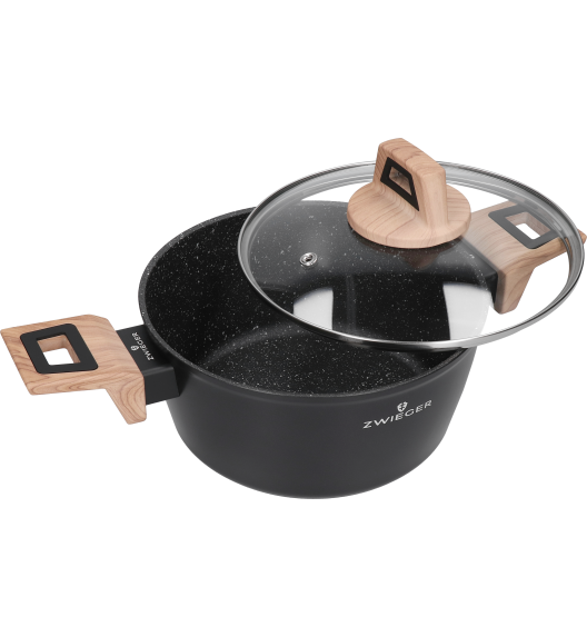 ZWIEGER LAVENA Garnek 3 L z pokrywką 20 cm / indukcja / powłoka PFLUON