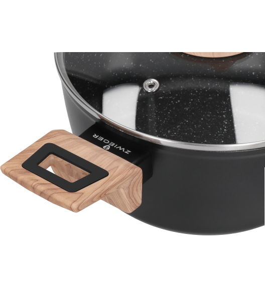 ZWIEGER LAVENA Garnek 3 L z pokrywką 20 cm / indukcja / powłoka PFLUON