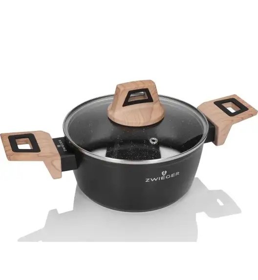 ZWIEGER LAVENA Garnek 3 L z pokrywką 20 cm / indukcja / powłoka PFLUON