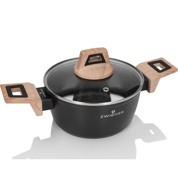 ZWIEGER LAVENA Garnek 3 L z pokrywką 20 cm / indukcja / powłoka PFLUON