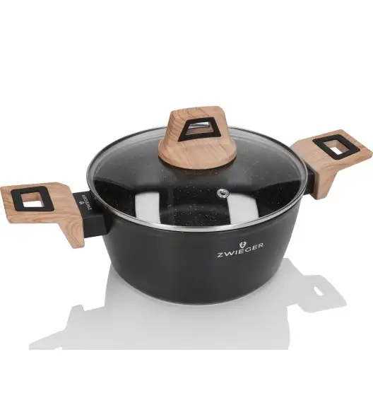 ZWIEGER LAVENA Garnek 2 L z pokrywką 18 cm / indukcja / powłoka PFLUON
