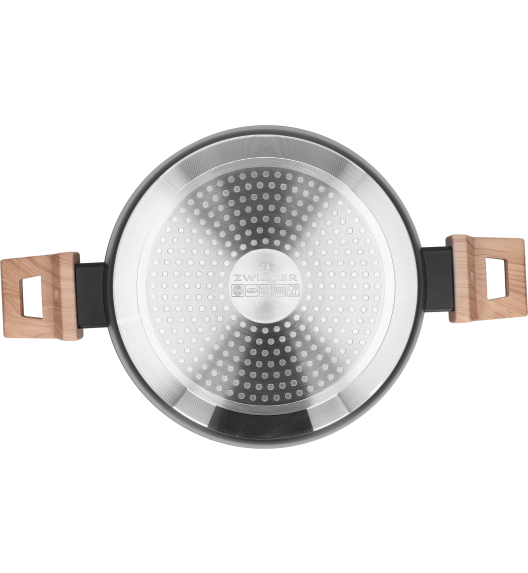 ZWIEGER LAVENA Garnek 4,5 L z pokrywką 24 cm / indukcja / powłoka PFLUON
