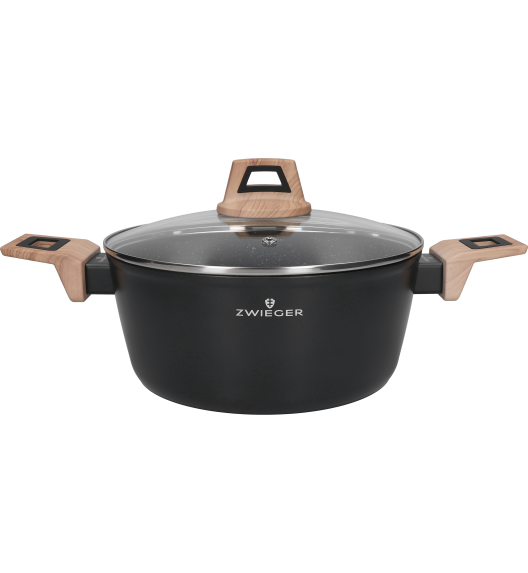 ZWIEGER LAVENA Garnek 4,5 L z pokrywką 24 cm / indukcja / powłoka PFLUON