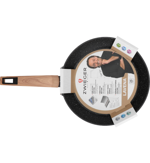 ZWIEGER LAVENA Patelnia 28 cm / indukcja / powłoka PFLUON