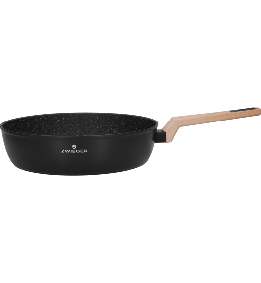 ZWIEGER LAVENA Patelnia głęboka 28 cm z pokrywką / indukcja / powłoka PFLUON