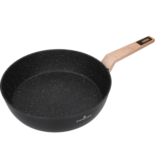 ZWIEGER LAVENA Patelnia głęboka 28 cm z pokrywką / indukcja / powłoka PFLUON