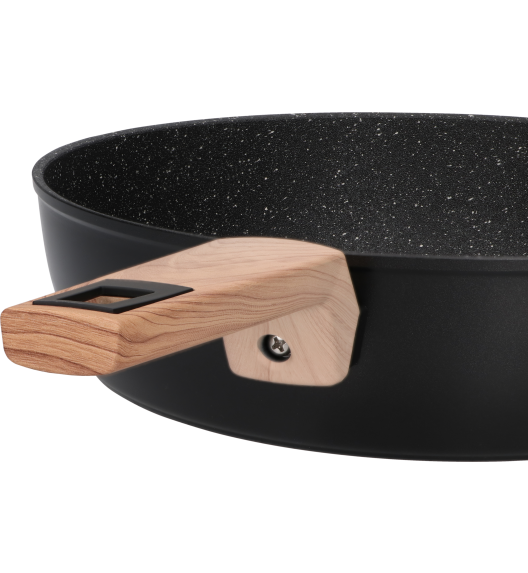 ZWIEGER LAVENA Patelnia głęboka 28 cm z pokrywką / indukcja / powłoka PFLUON