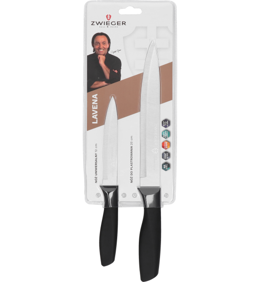 ZWIEGER LAVENA Zestaw noży 2 el / nóż do plastrowania 20 cm + nóż uniwersalny 12 cm