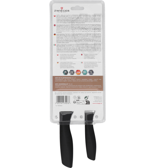 ZWIEGER LAVENA Zestaw noży 2 el / nóż do plastrowania 20 cm + nóż uniwersalny 12 cm