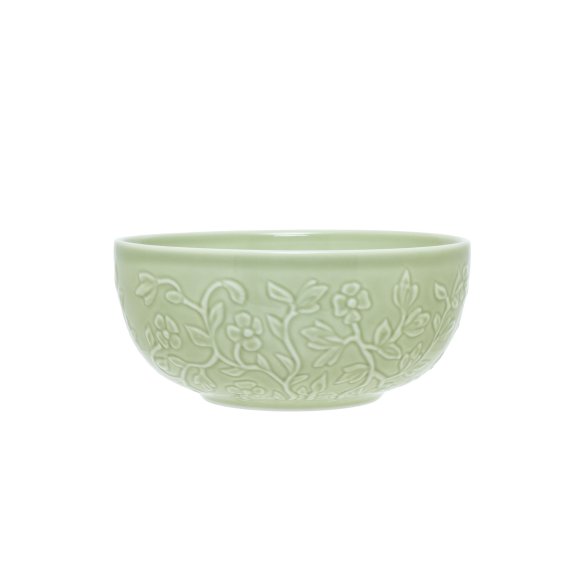 LUBIANA HANAMI KD LIMONKOWY Miska 16 cm / zdobiona porcelana luz